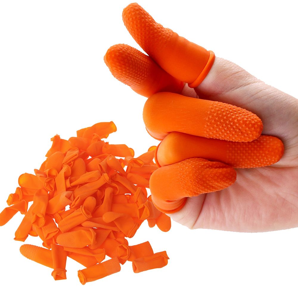 Rubber Glove Cleaning - 100 stuks reinigingsaccessoires natuurlijke latex vingerbeschermers